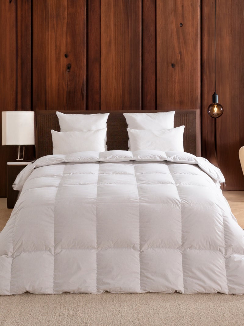 DODO - Couette Alpage - 30% Laine - 55% Duvet - Tempérée Blanc - Kiabi