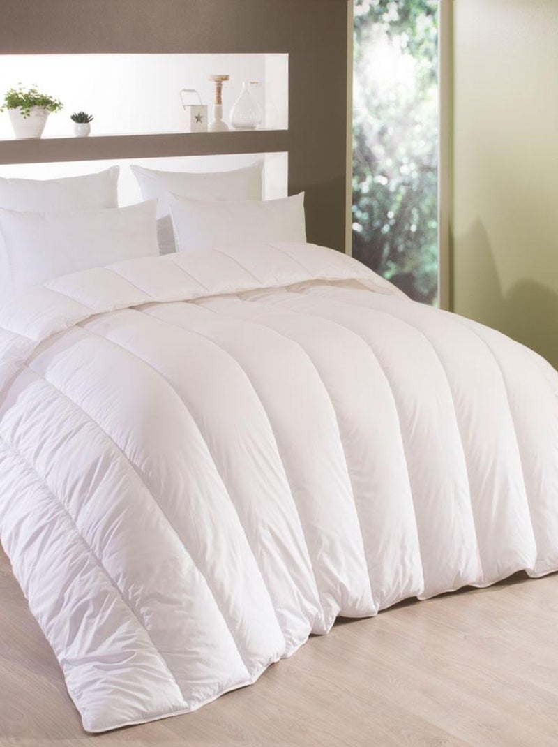 DODO - Couette Enveloppe Coton BIO Eco Responsable Tempérée Blanc - Kiabi