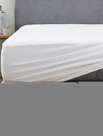 Univers Decor - Protège Matelas Imperméable, Absorbant Et Anti-acariens 160  X 200 Cm - Blanc - Kiabi - 12.90€