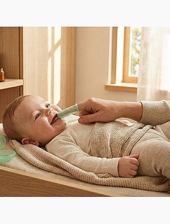 Doigtier brosse dentaire silicone bébé lot 2