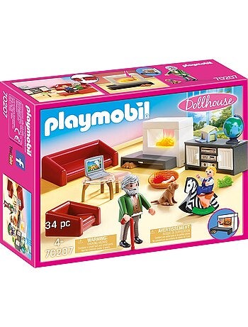 Dollhouse - Salon avec cheminée