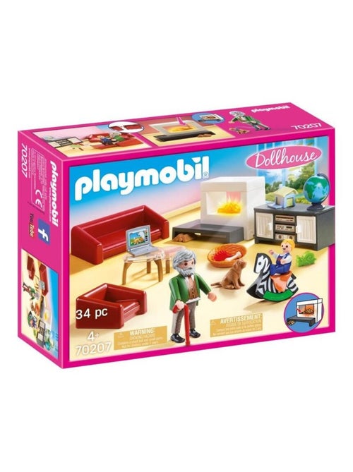 Dollhouse - Salon avec cheminée - Kiabi