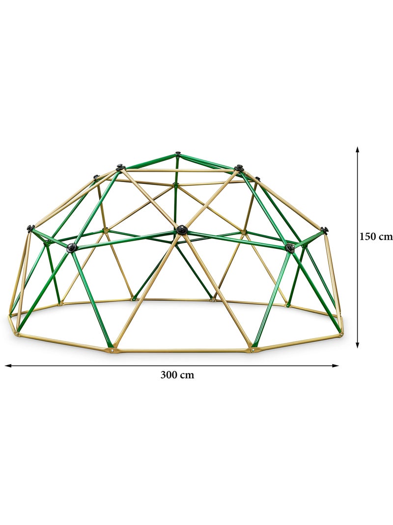 Dôme d'Escalade Enfant HyperMotion Ø3m Acier Galvanisé - Jeu de Jardin Max 350kg Bleu - Kiabi