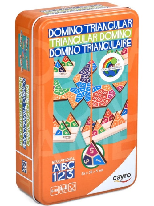 Domino triangulaire en boite métal - Kiabi