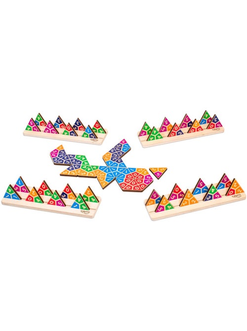 Domino triangulaire en boite métal - Kiabi