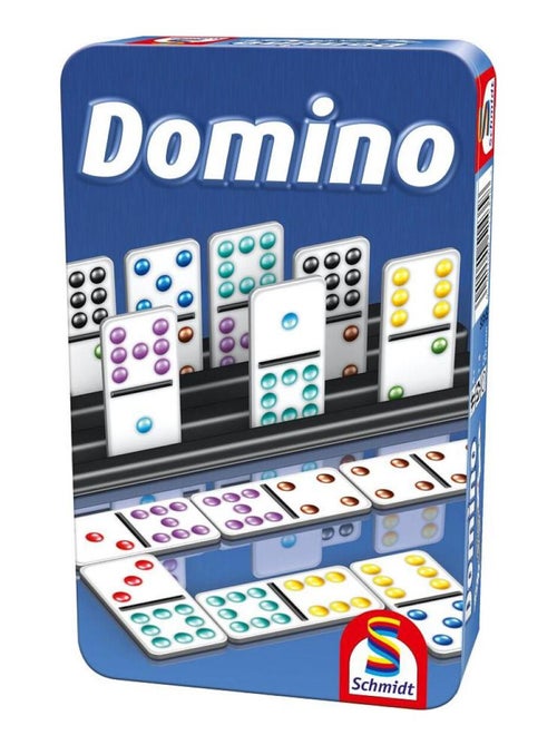 Domino voyage en boite metal - Kiabi