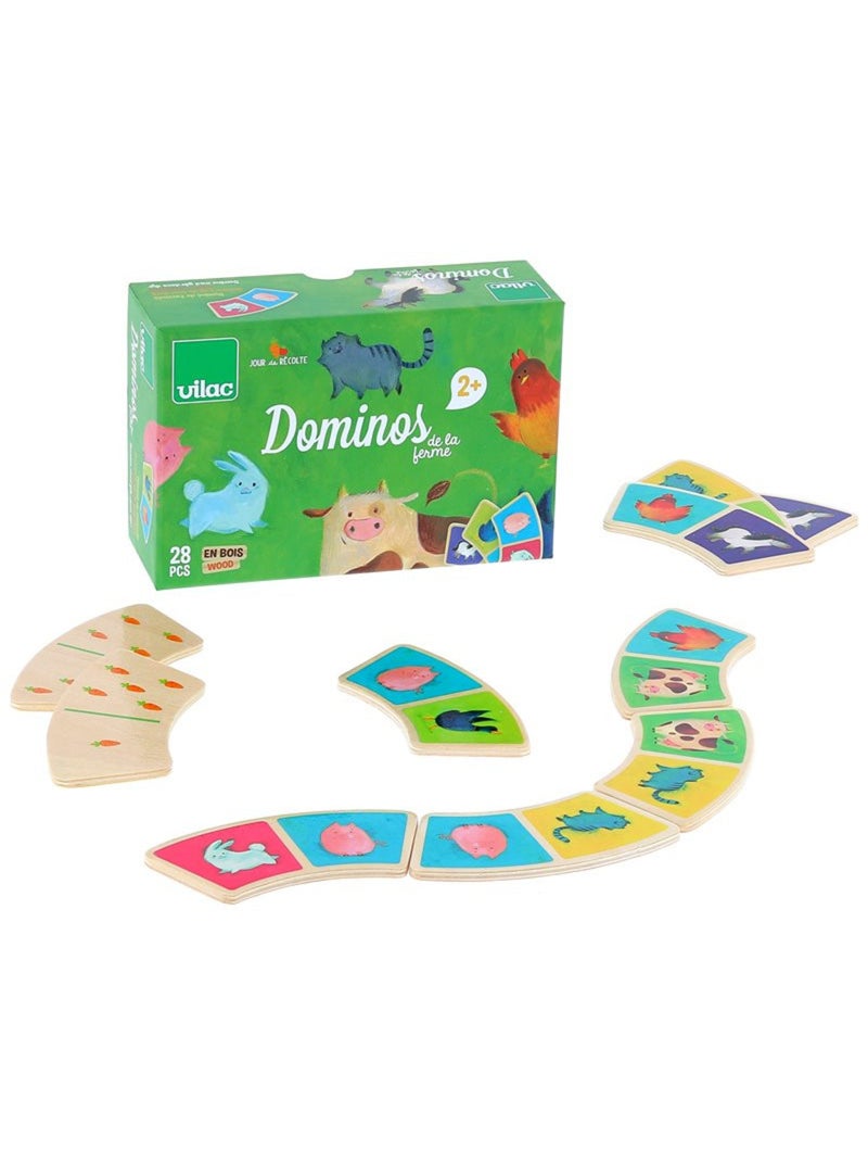 Dominos A la ferme Vert - Kiabi