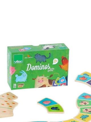 Dominos de la ferme en bois