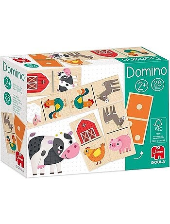 Dominos en bois ferme