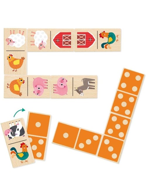 Dominos en bois ferme - Kiabi Dominos en bois ferme - Kiabi