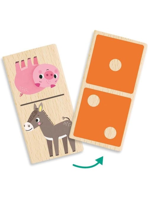 Dominos en bois ferme - Kiabi Dominos en bois ferme - Kiabi