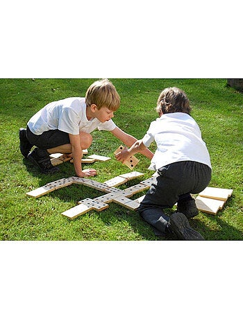 Dominos en bois géant