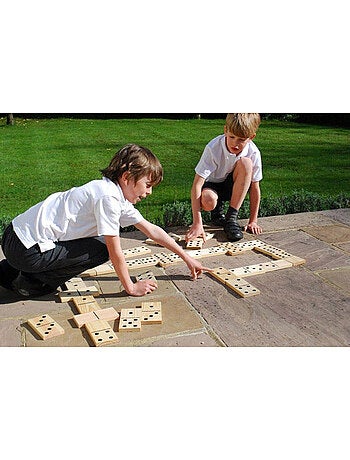 Dominos en bois géant