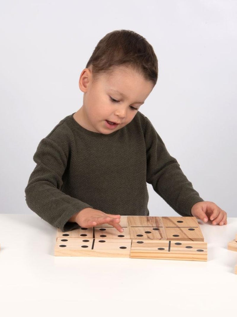 Dominos en bois géant Multicolore - Kiabi