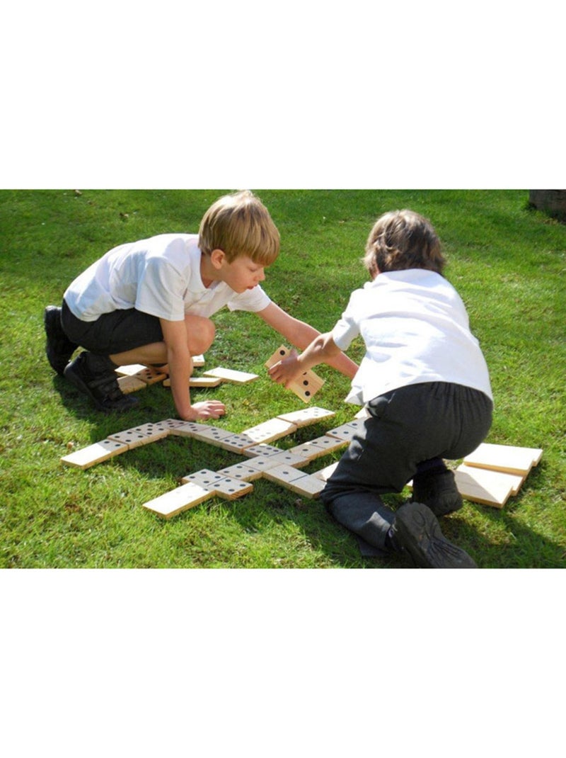 Dominos en bois géant Multicolore - Kiabi