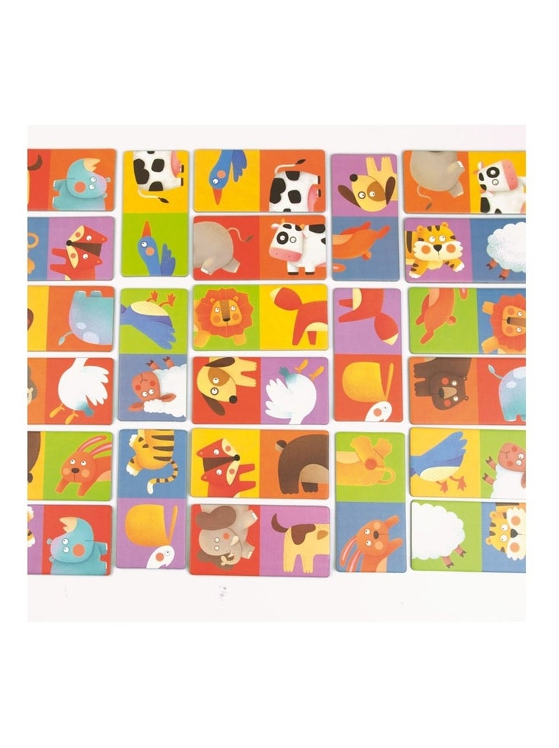 Dominos réversibles animaux Orange - Kiabi