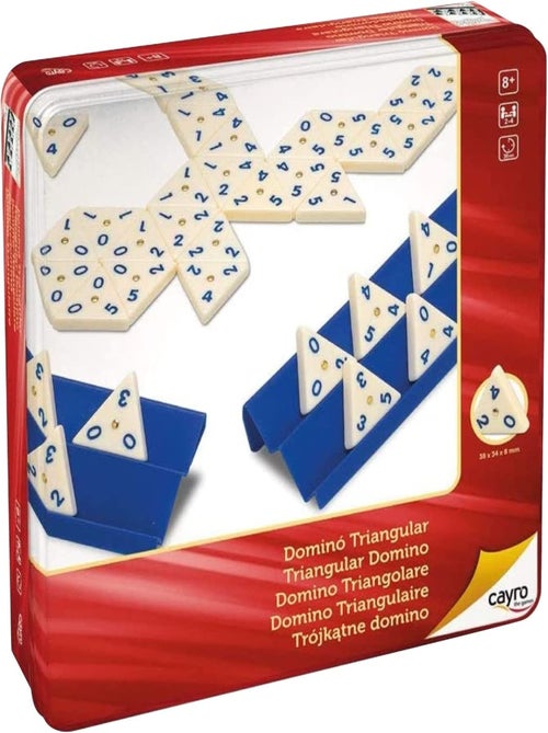 Dominos triangulaires - coffret métal - Kiabi