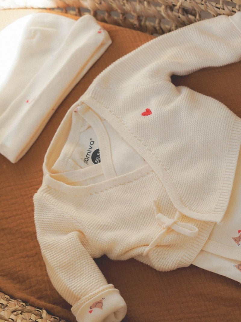 Domiva - Coffret de naissance Ecru - Kiabi