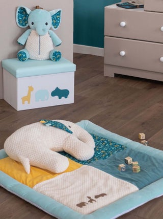 Domiva - Coussin cale-bébé Mo l'éléphant Zanimo