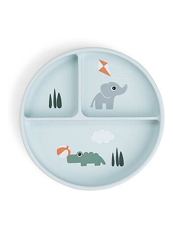 Done by Deer - Assiette à compartiments Stick&Stay