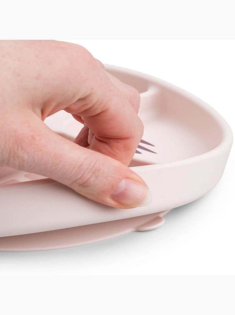Done by Deer - Assiette à compartiments Stick&Stay Rose - Kiabi