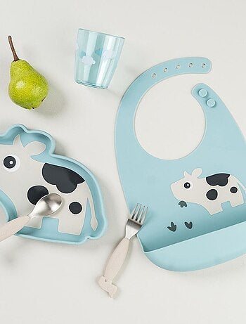 Done by Deer - Assiette silicone avec ventouse