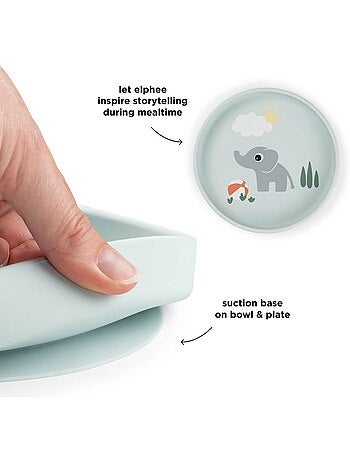 Done by Deer - Assiette ventouse en silicone