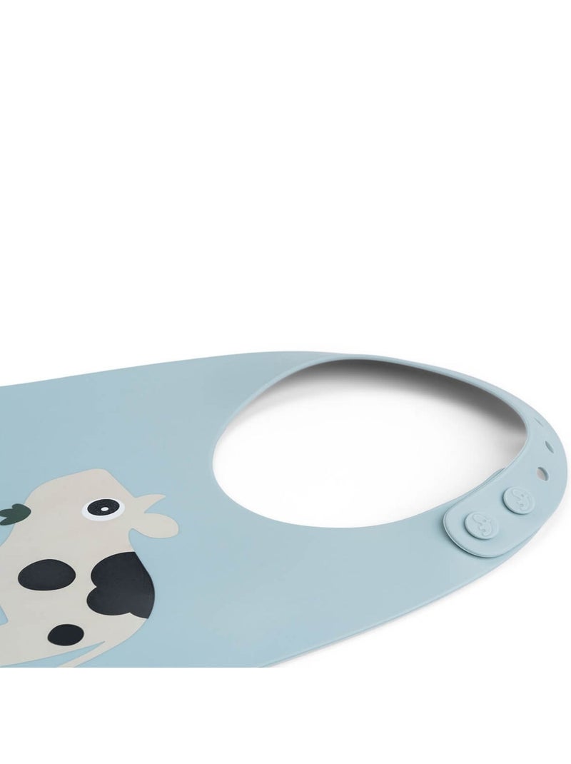 Done by Deer - Bavoir silicone Bleu - Kiabi