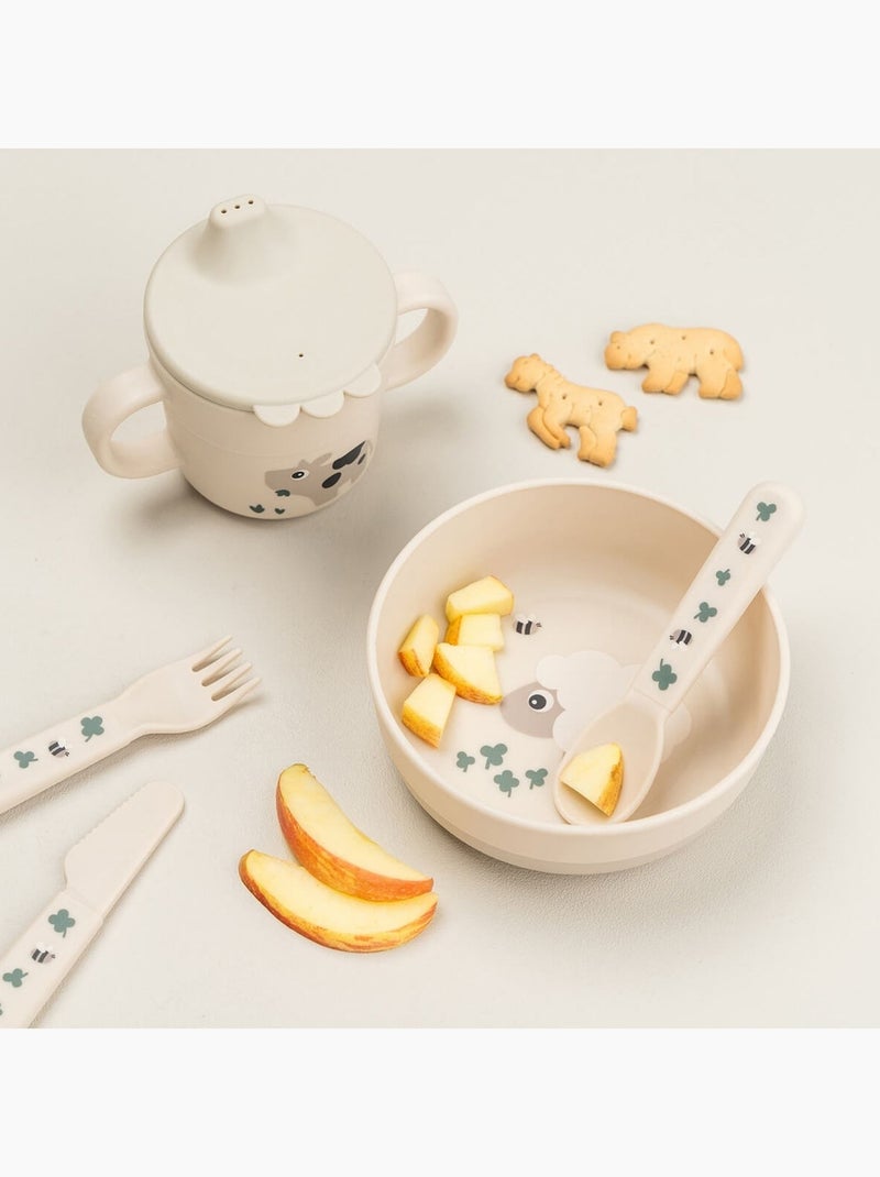 Done by Deer - Bol Foodie Tiny farm Beige - Kiabi