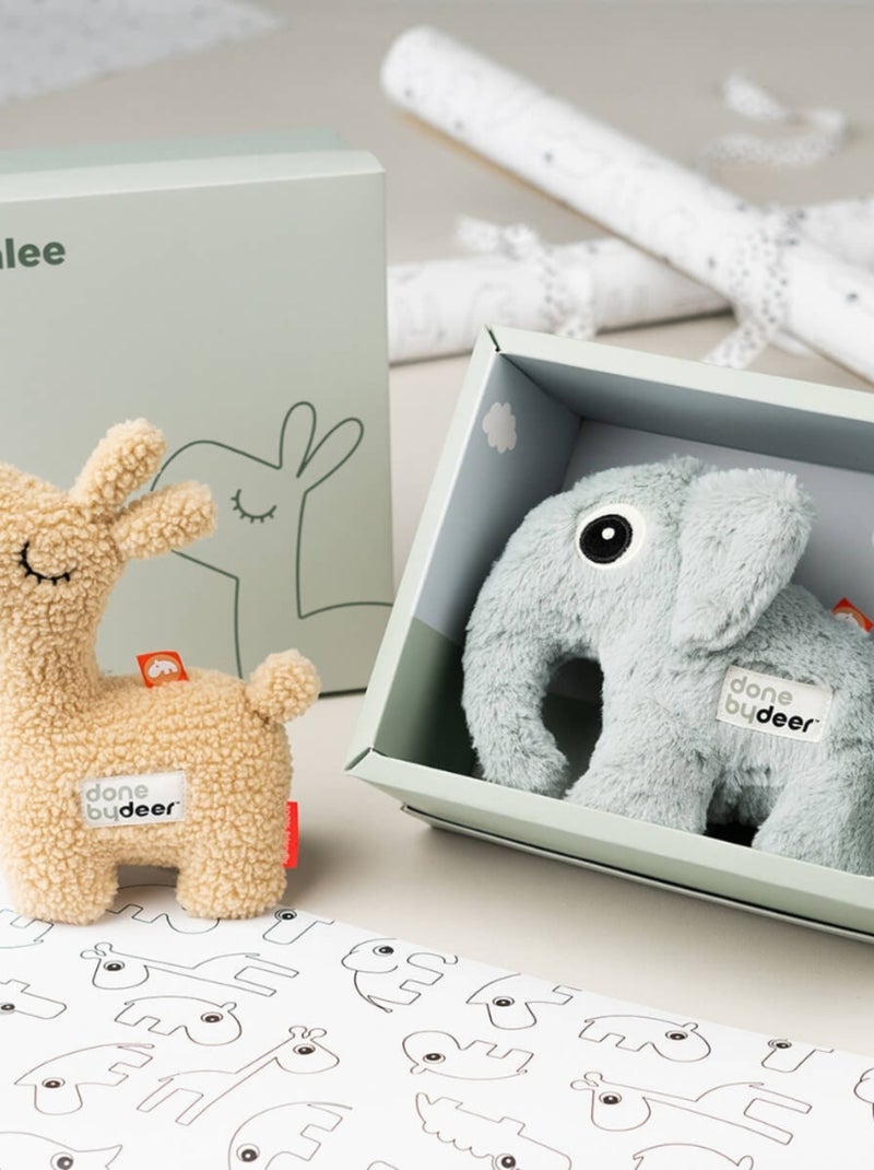 Done by Deer - Coffret cadeau peluche Beige - Kiabi