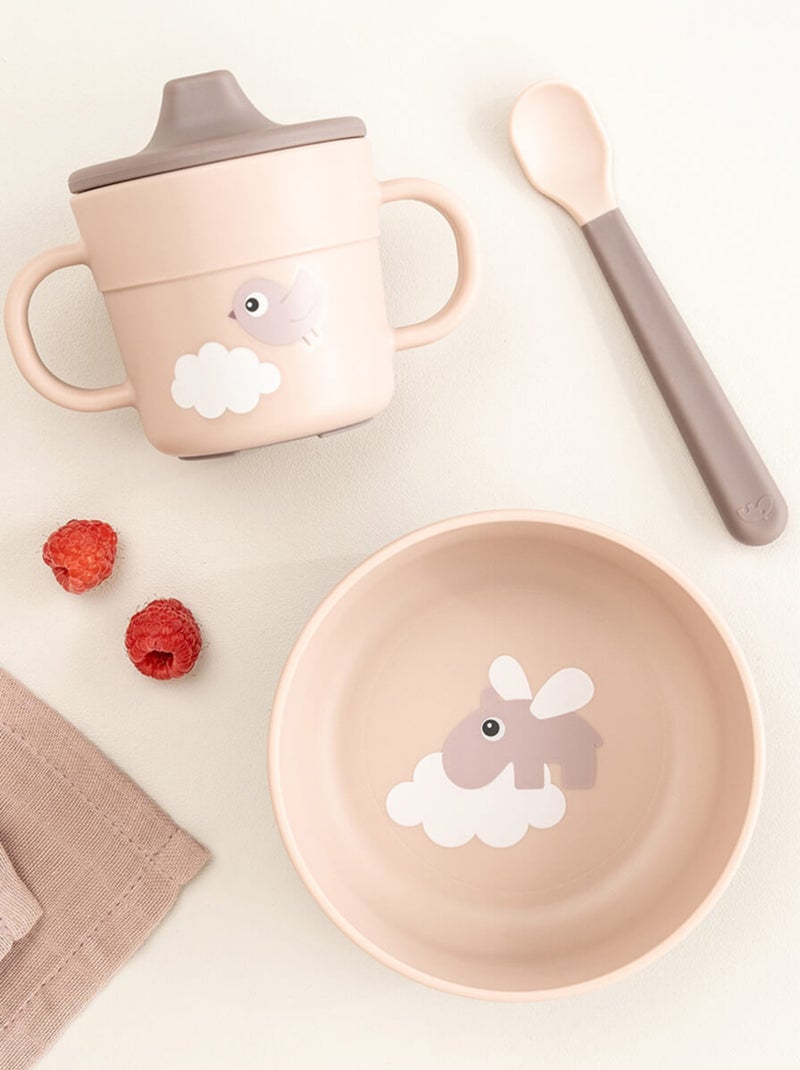 Done by Deer - Coffret premier repas Rose - Kiabi