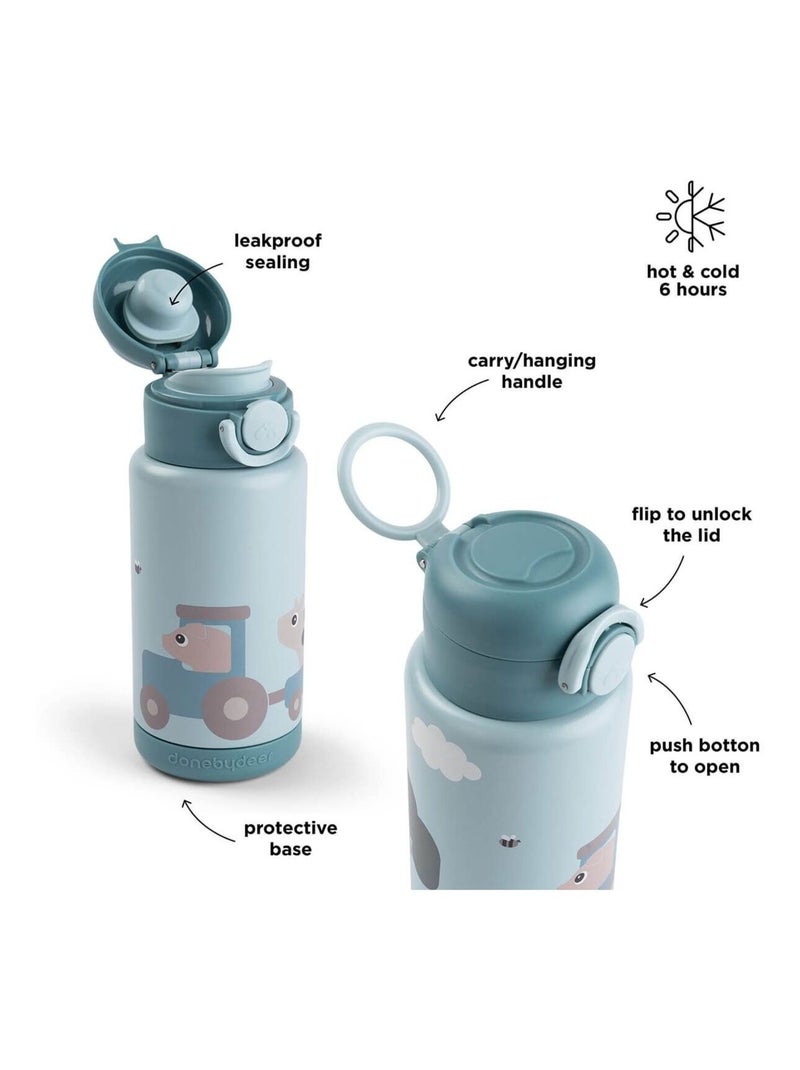 Done by Deer - Gourde isotherme Bleu - Kiabi