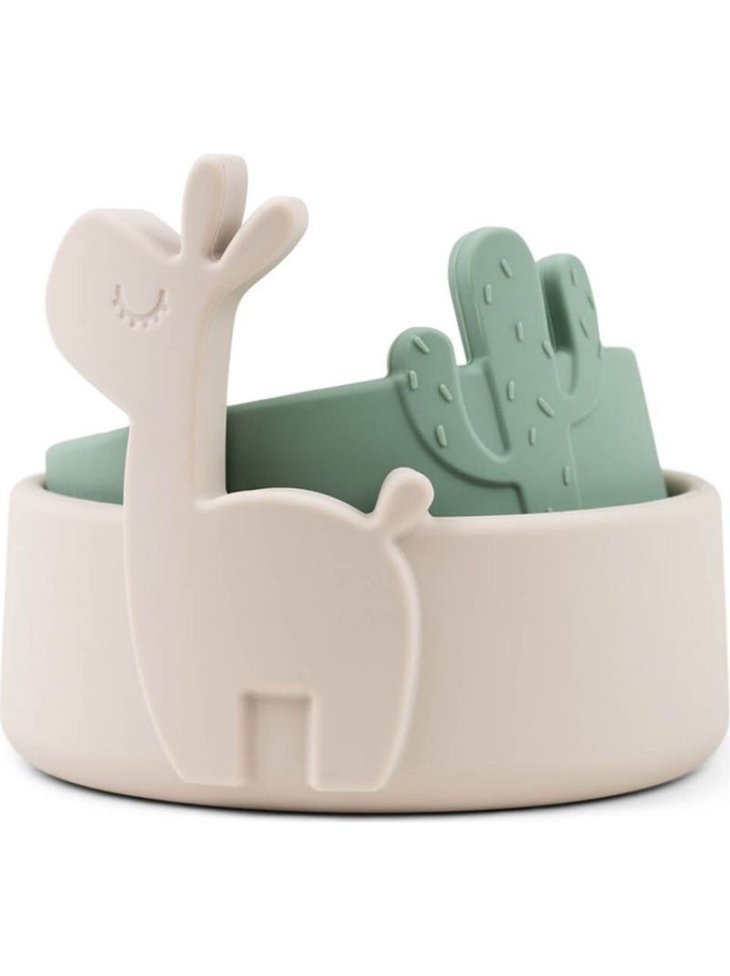 Done by deer - lot de 2 bols en silicone Beige - Kiabi