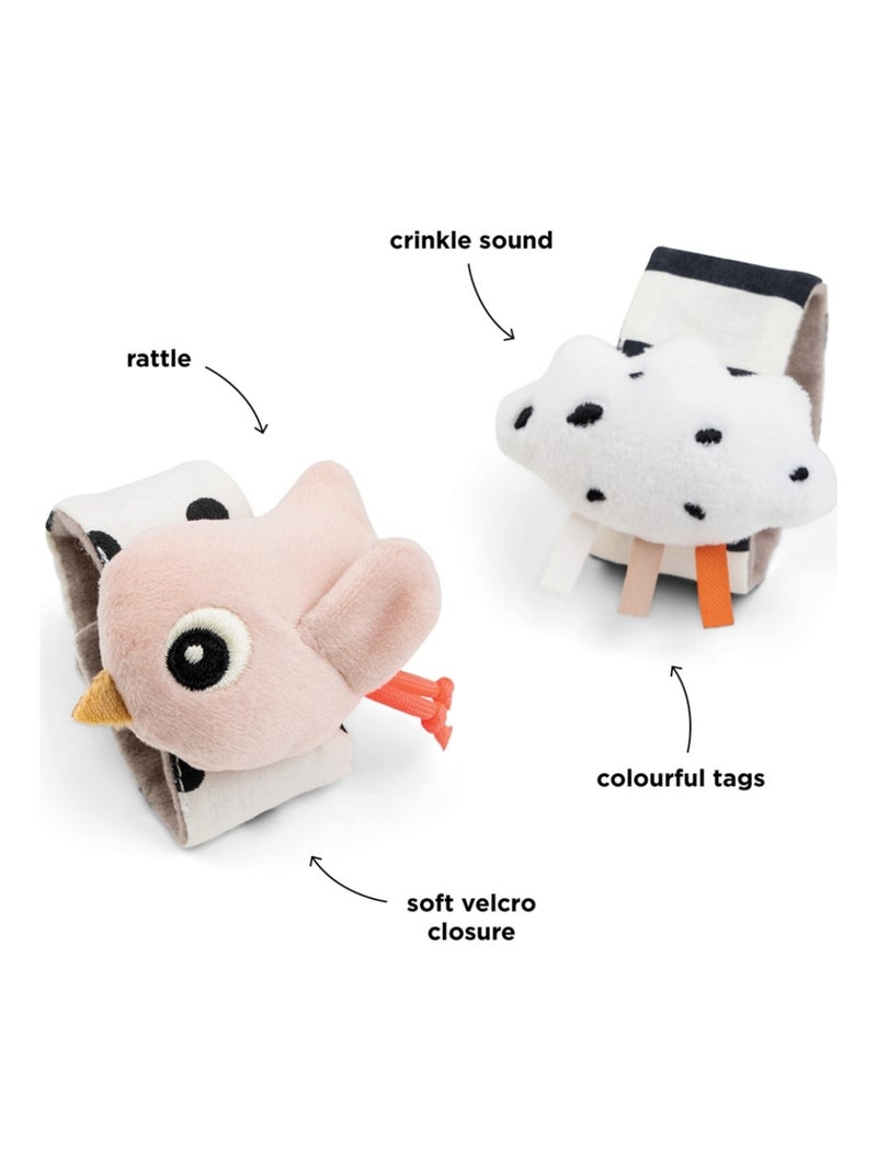 Done by Deer - Lot de 2 bracelets hochets Rose - Kiabi