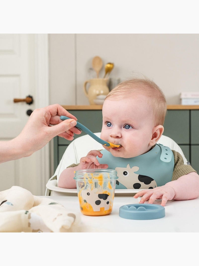 Done by Deer - Lot de 2 pots de conservation Bleu - Kiabi