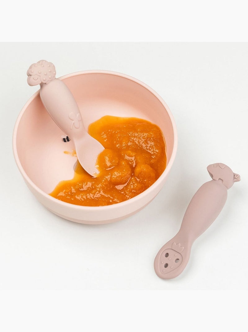 Done by Deer - Lot de 2 premières cuillères Rose - Kiabi