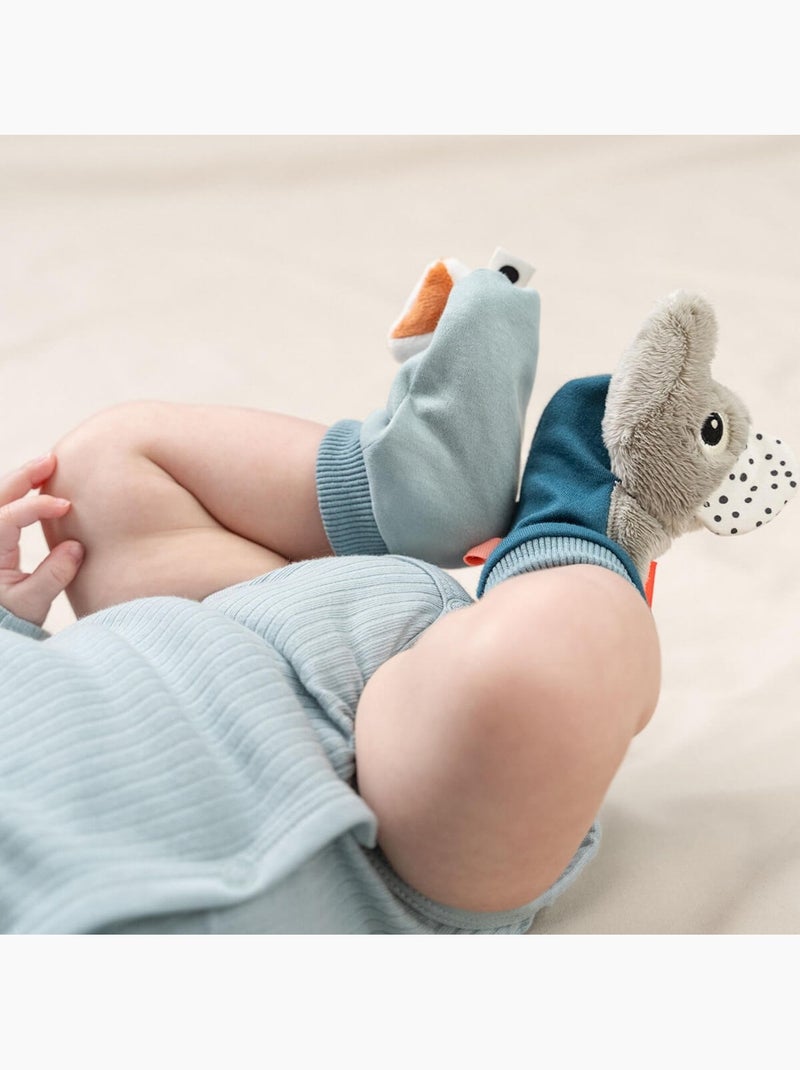 Done by deer - paire de chaussettes à hochet Bleu - Kiabi