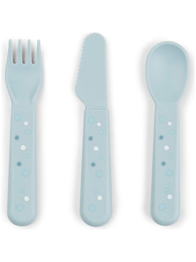 Done by Deer - Set de 3 couverts Bleu - Kiabi