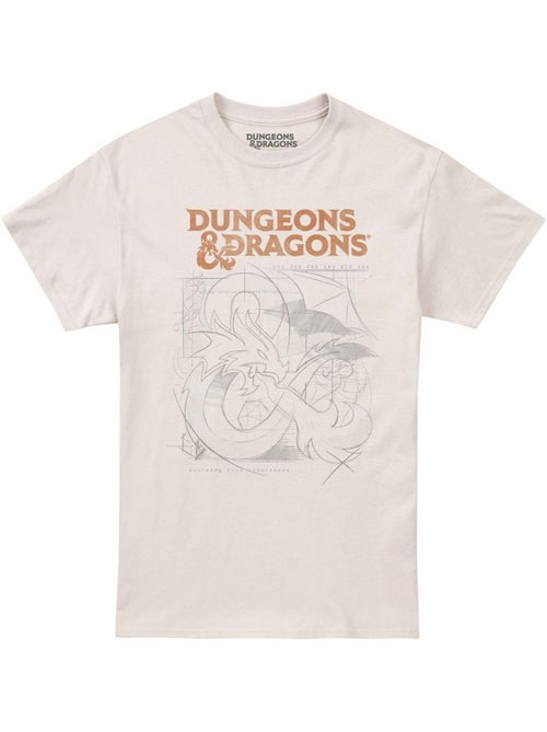 Donjons et Dragons - T-shirt motif croquis - Kiabi