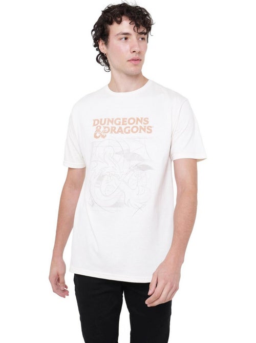 Donjons et Dragons - T-shirt motif croquis - Kiabi