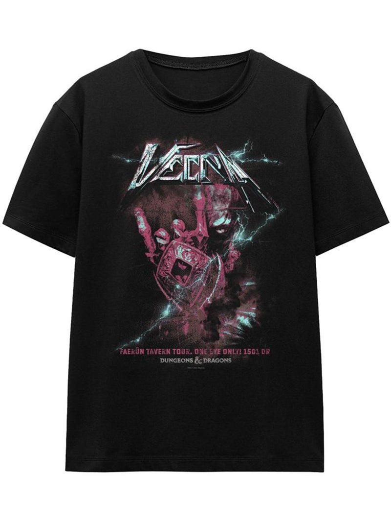 Donjons et Dragons - T-shirt motif Vecna motif/style Éclair Noir - Kiabi