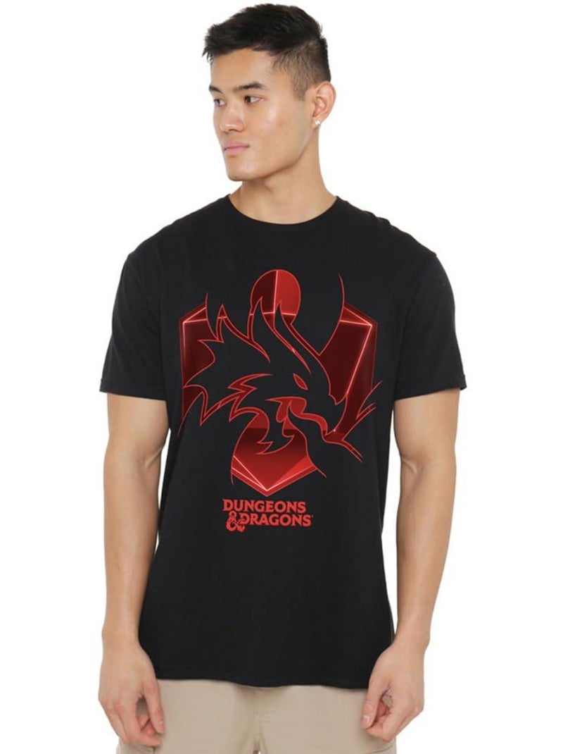 Donjons et Dragons - T-shirt Noir - Kiabi