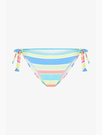 Donna bas de bikini brésilien rayé penti