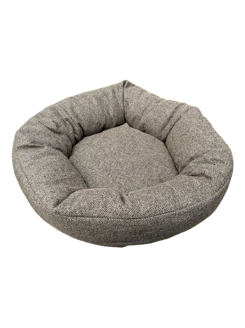 Donut Tweed Marron L60 Marron - Kiabi