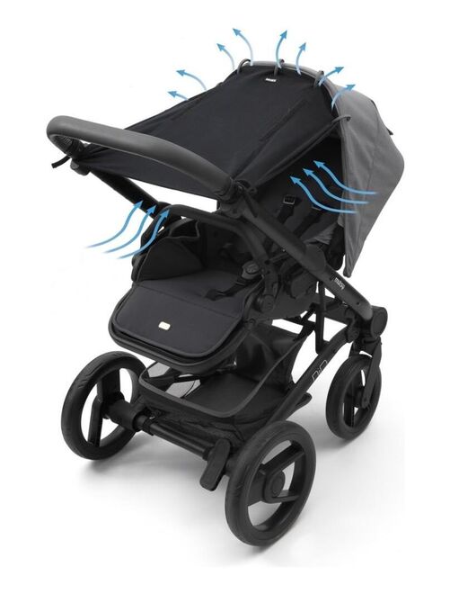 Pare-soleil poussette universel - Pare-soleil buggy - Bambino gris