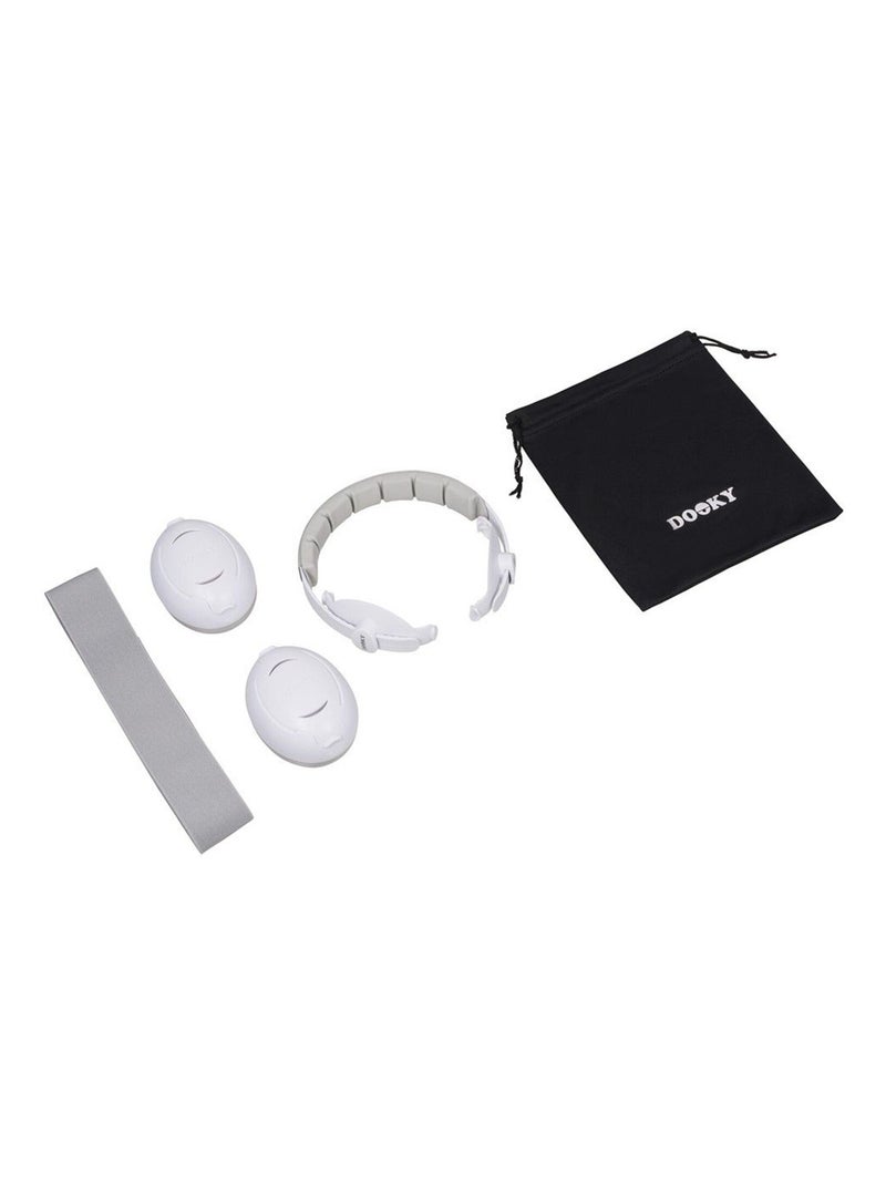 Dooky | Casque anti-bruit evolutif 2-en-1 bébé et enfant Blanc - Kiabi
