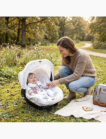 Dooky | Hoody protection solaire pour poussette et siège auto Dandelion