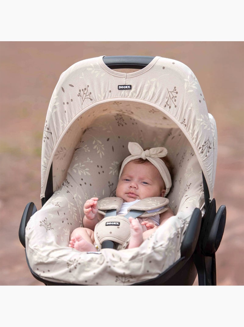 Dooky | Housse siège-auto cosy universelle Romantic Leaves Beige - Kiabi