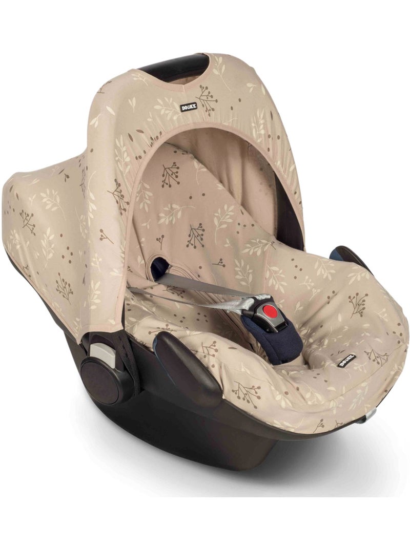 Dooky | Housse siège-auto cosy universelle Romantic Leaves Beige - Kiabi