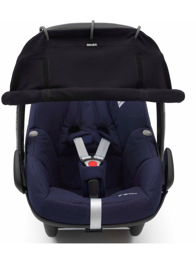 Dooky | Pare-soleil universel poussette et siège auto UV UPF50+ Noir - Kiabi
